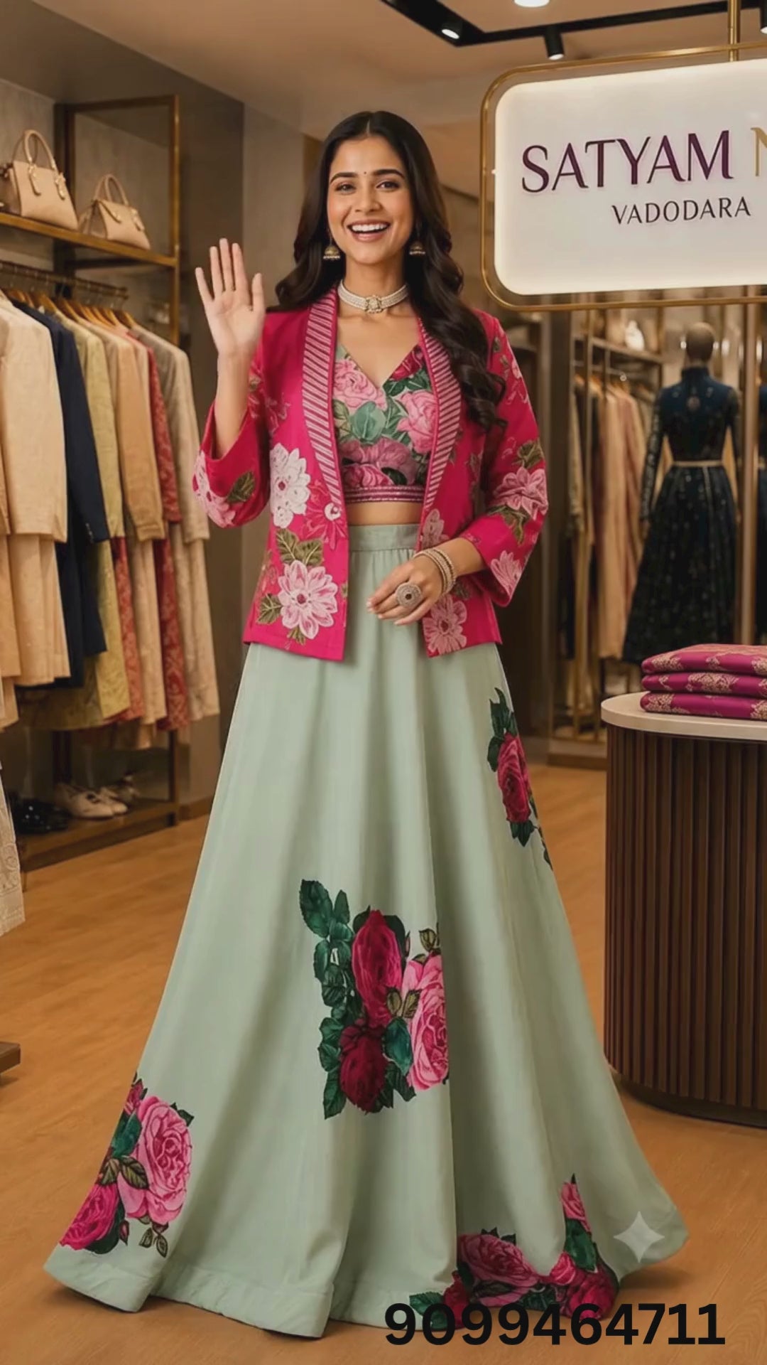 Gimmy Chu Floral Out fit for Preety Girl
