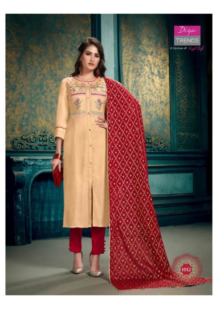 KURTI BOTTOM WITH FANCY DUPATTA
