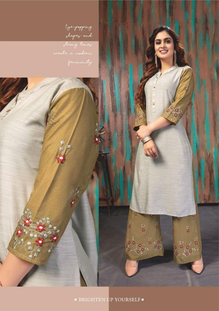 Rayon Kurti with Plazzo