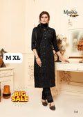 LUCKNOWI EMBRODIERD KURTI PANT DUPTTA SET
