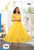 Premium Rayon Printed Full-Length Gown