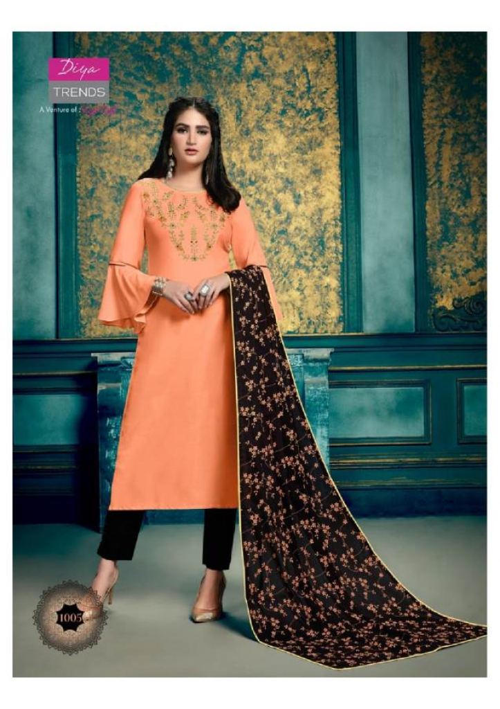 KURTI BOTTOM WITH FANCY DUPATTA