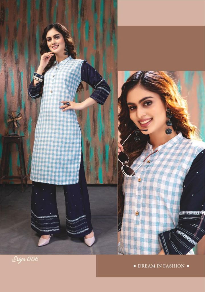 Rayon Kurti with Plazzo