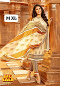 PURE RAYON ENBRODRIED PRINTED 3PCS SUIT SET