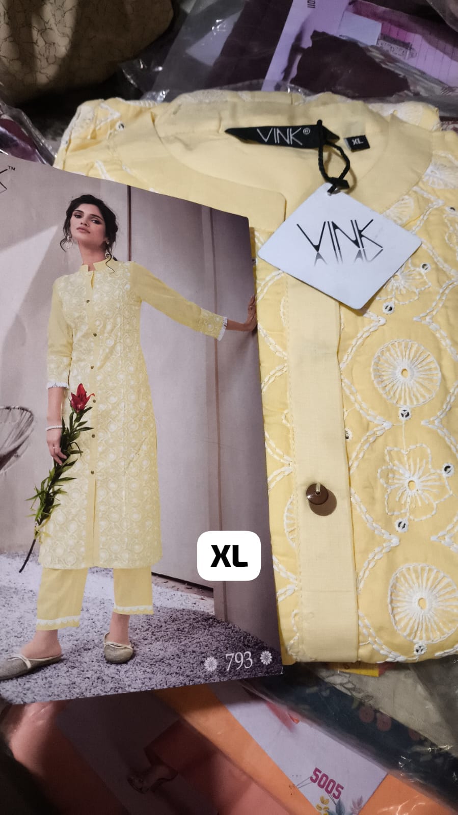 LUCKNOWI RAYON KURTI PANT