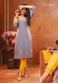 RAYON EMBRODIERD KURTI WITH PANT
