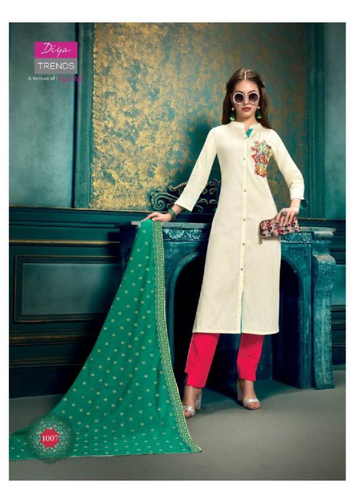 KURTI BOTTOM WITH FANCY DUPATTA