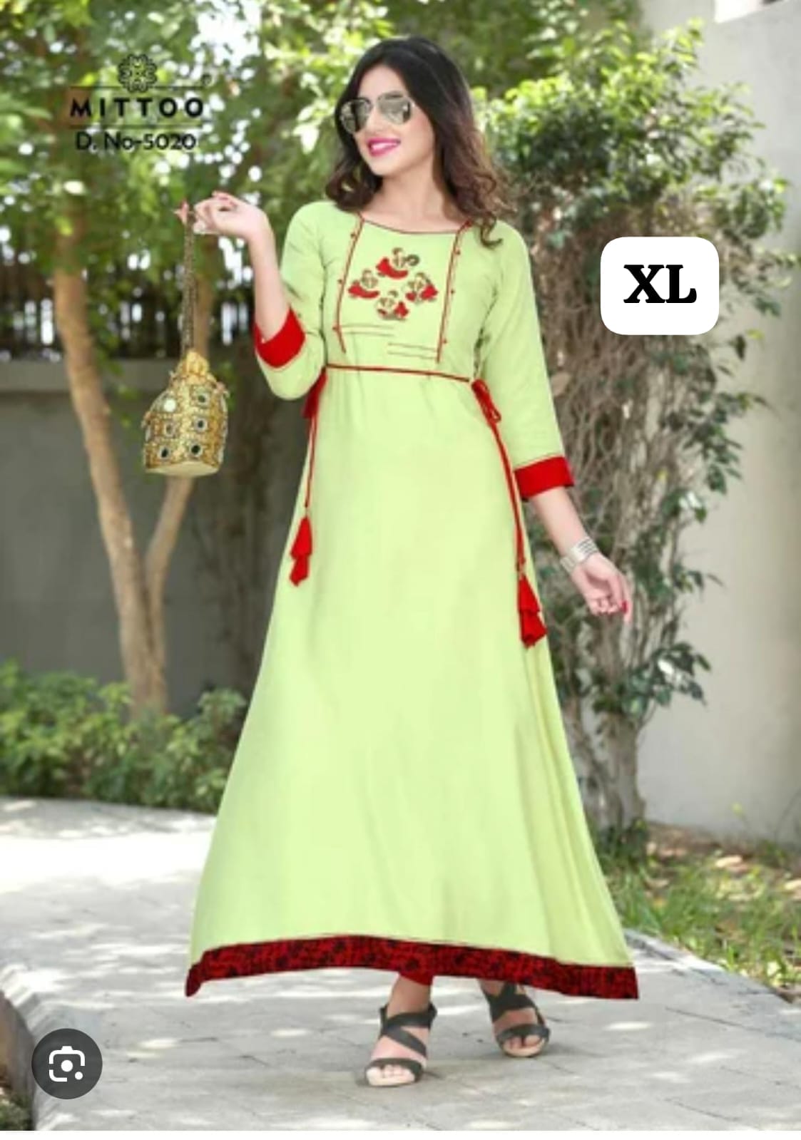 Mittoo Rayon Embroderied Product