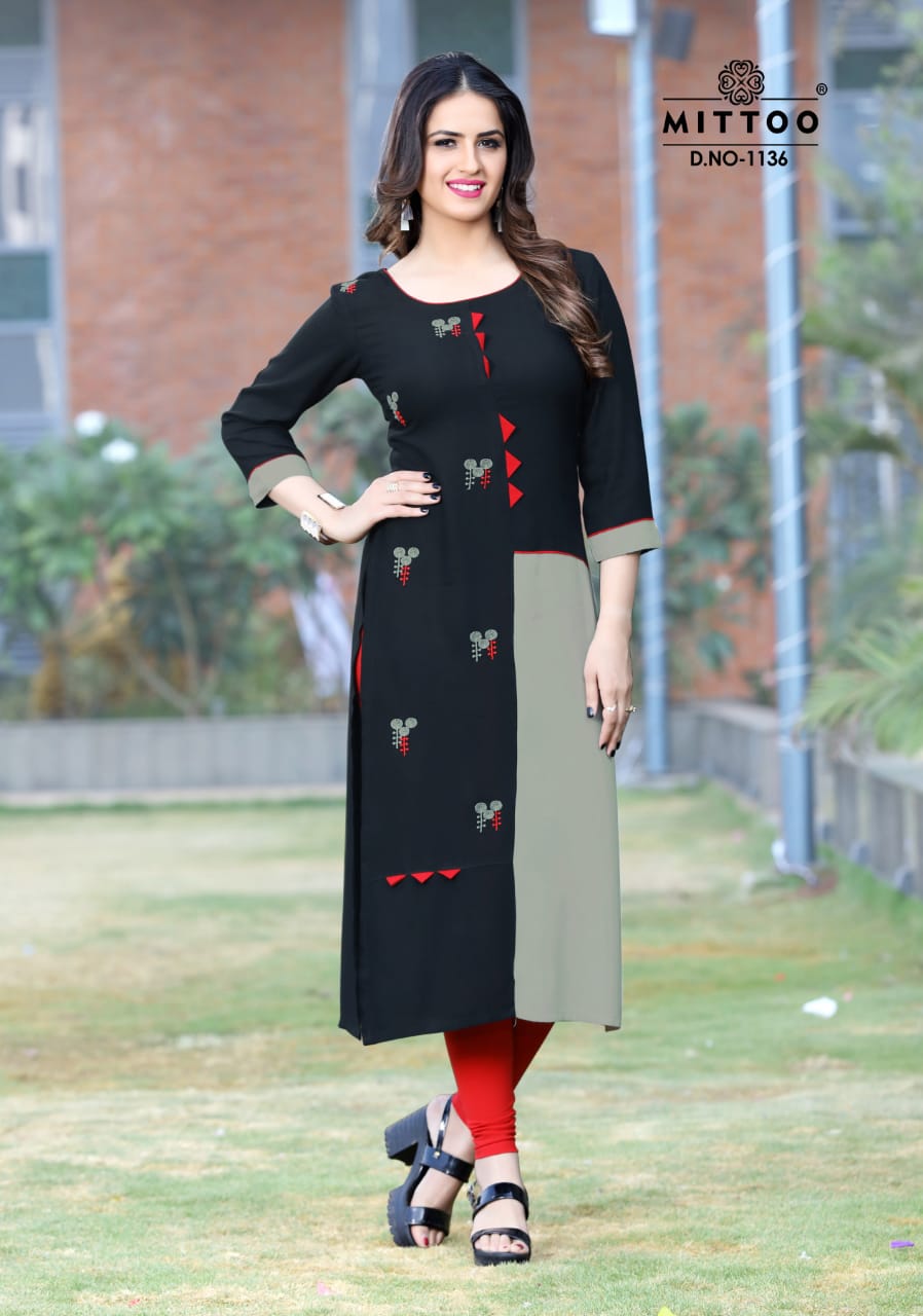 Mittoo Rayon Embroderied Product