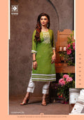 KIANA PURE RAYON EMBRODIERD LUCKNOWI KURTI WITH PANT