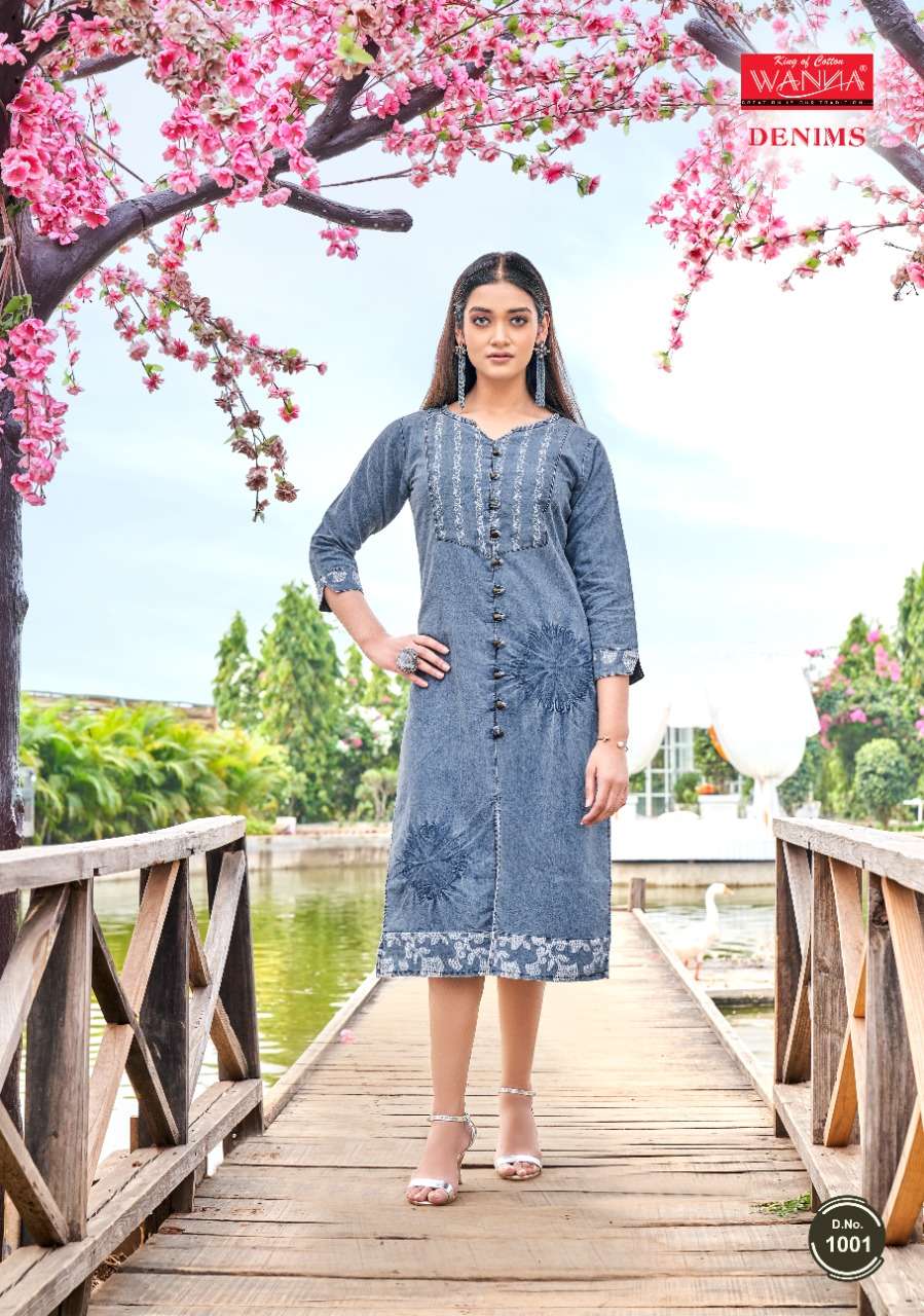 FANCY DENIM KURTI