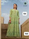 Premium Rayon Printed Full-Length Gown