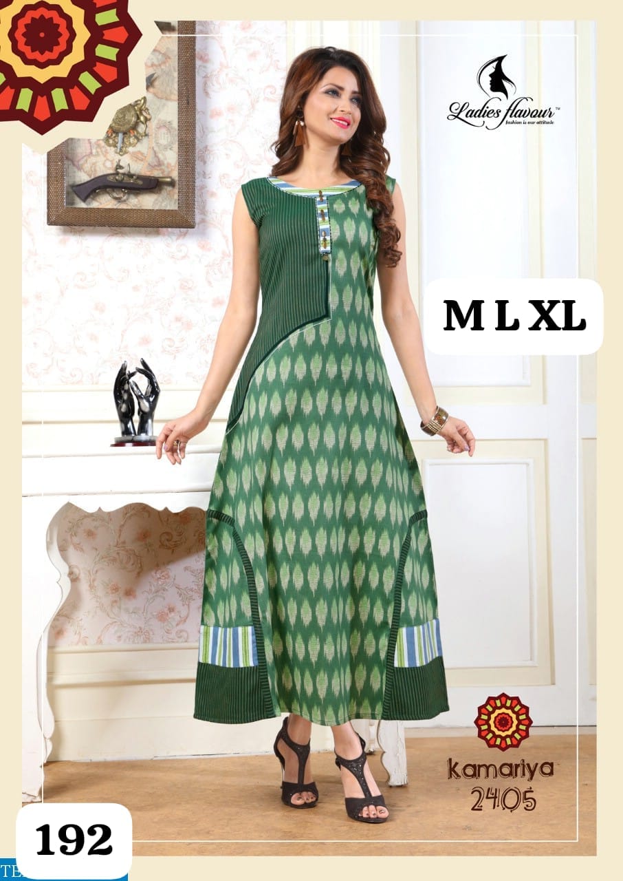 Printed Cotton Flex Gown