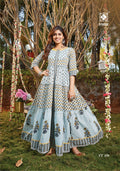 KIANA HEAVY RAYON PRINTED GOWN