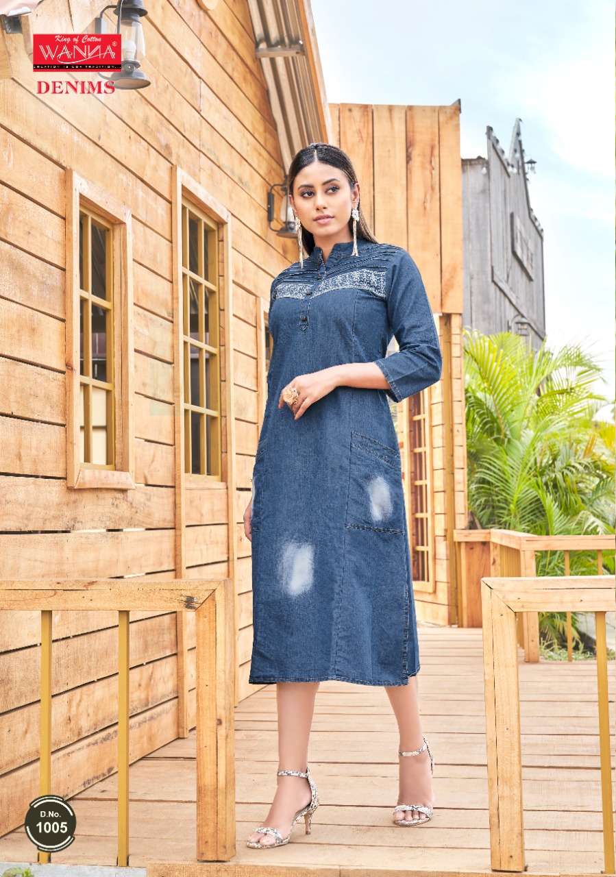 FANCY DENIM KURTI