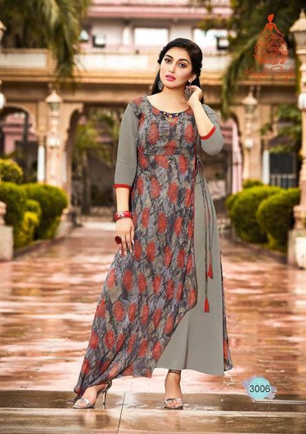 Weightless Georgette Designer Kurti