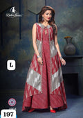 SOUTH COTTON LONG GOWN STYLE KURTI