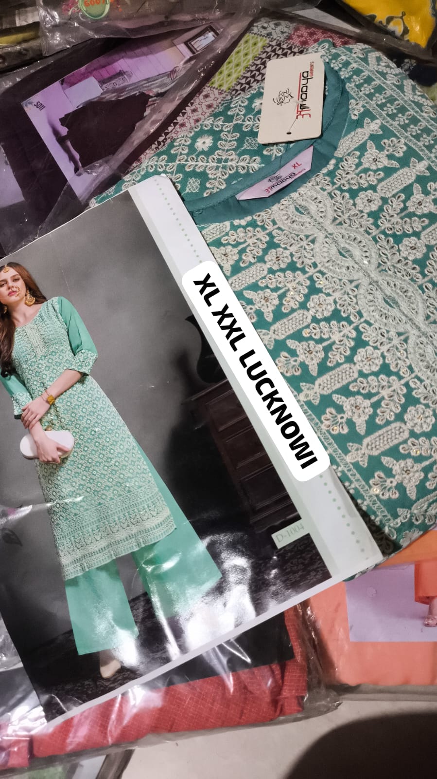 LUCKNOWI RAYON KURTI PANT