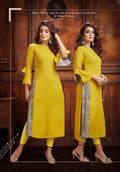 Fancy Rayon two-toned Kurti