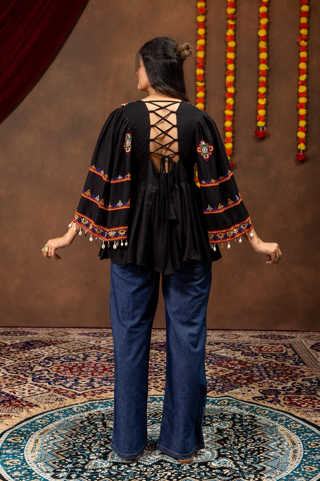 Kedia With Jeans