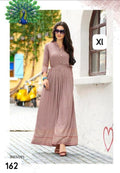 Premium Rayon Printed Full-Length Gown