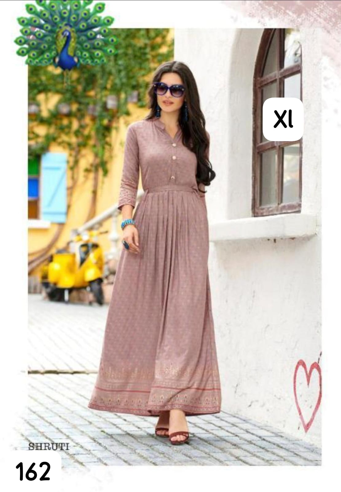 Premium Rayon Printed Full-Length Gown