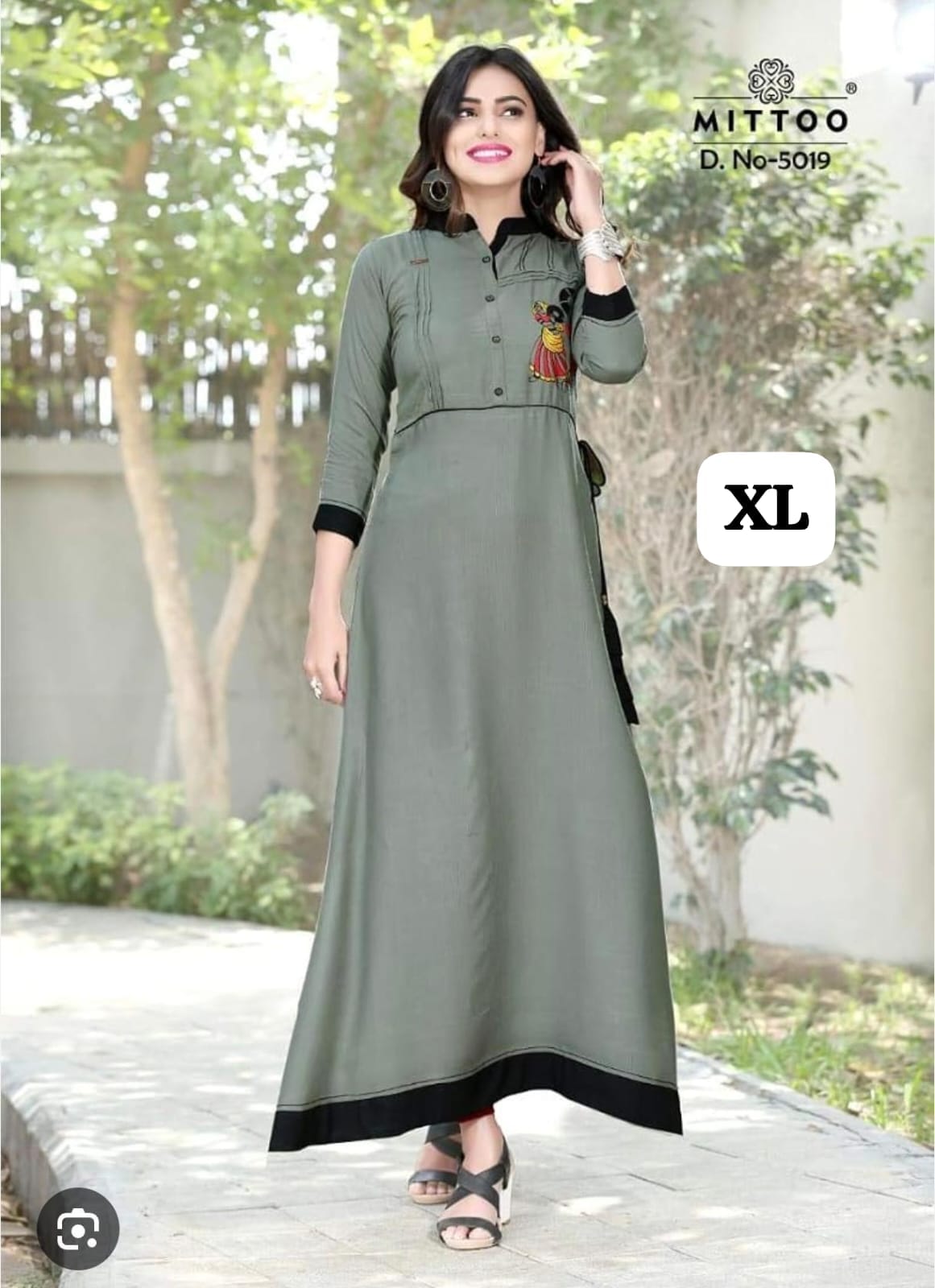 Mittoo Rayon Embroderied Product