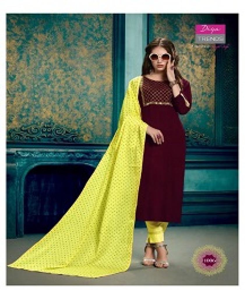 KURTI BOTTOM WITH FANCY DUPATTA