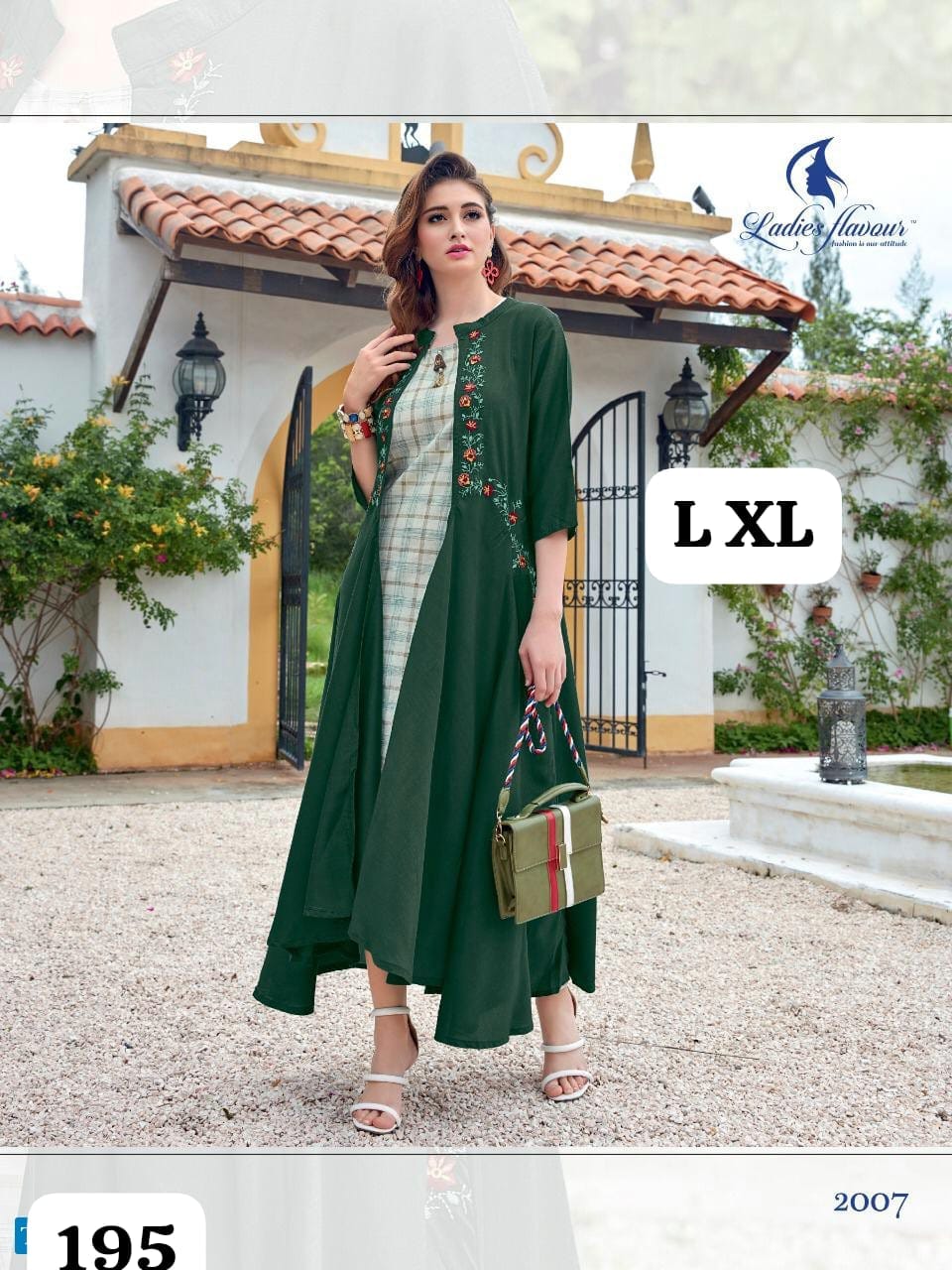 Designer Partywear Jacket Style Kurti