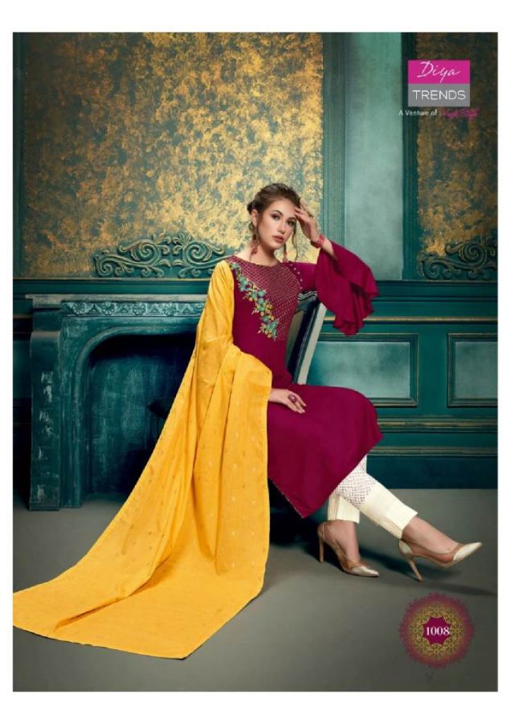 KURTI BOTTOM WITH FANCY DUPATTA