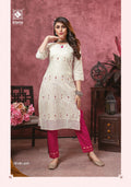 KIANA RAYON EMBRODIED KURTI WITH PANT
