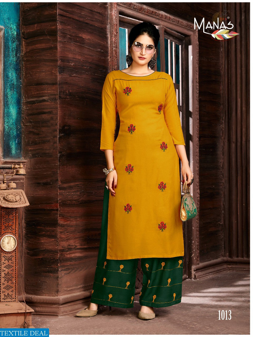 RAYON STYLISH KURTI WITH PLAZZO
