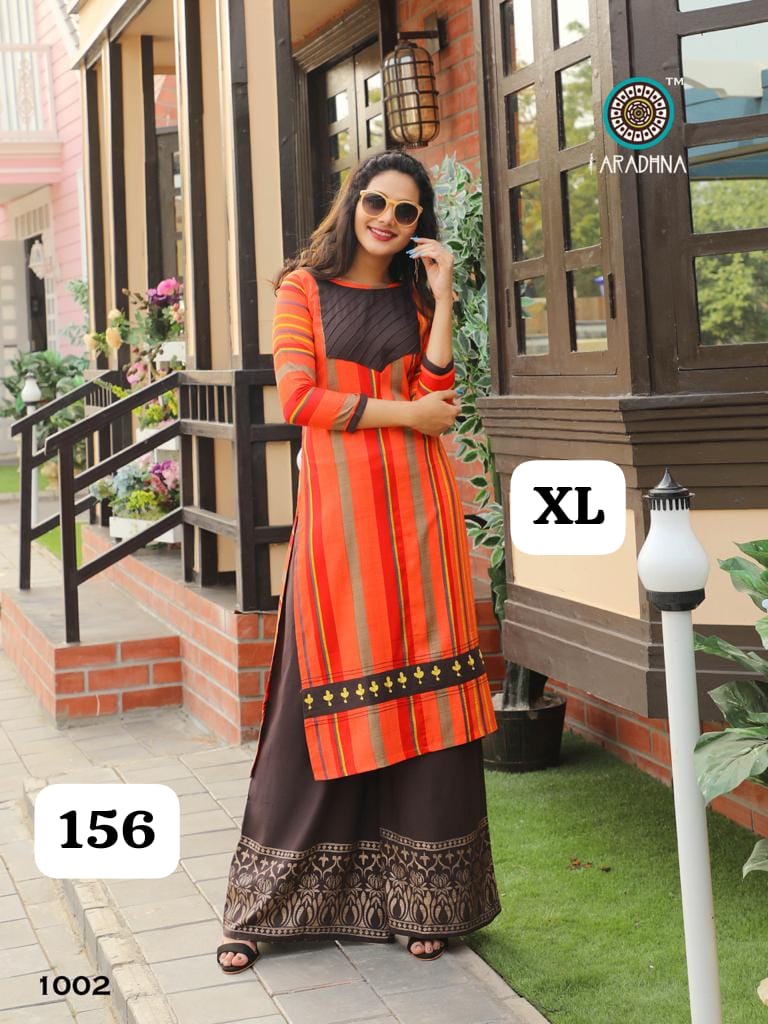 RAYON KURTI PALAZZO