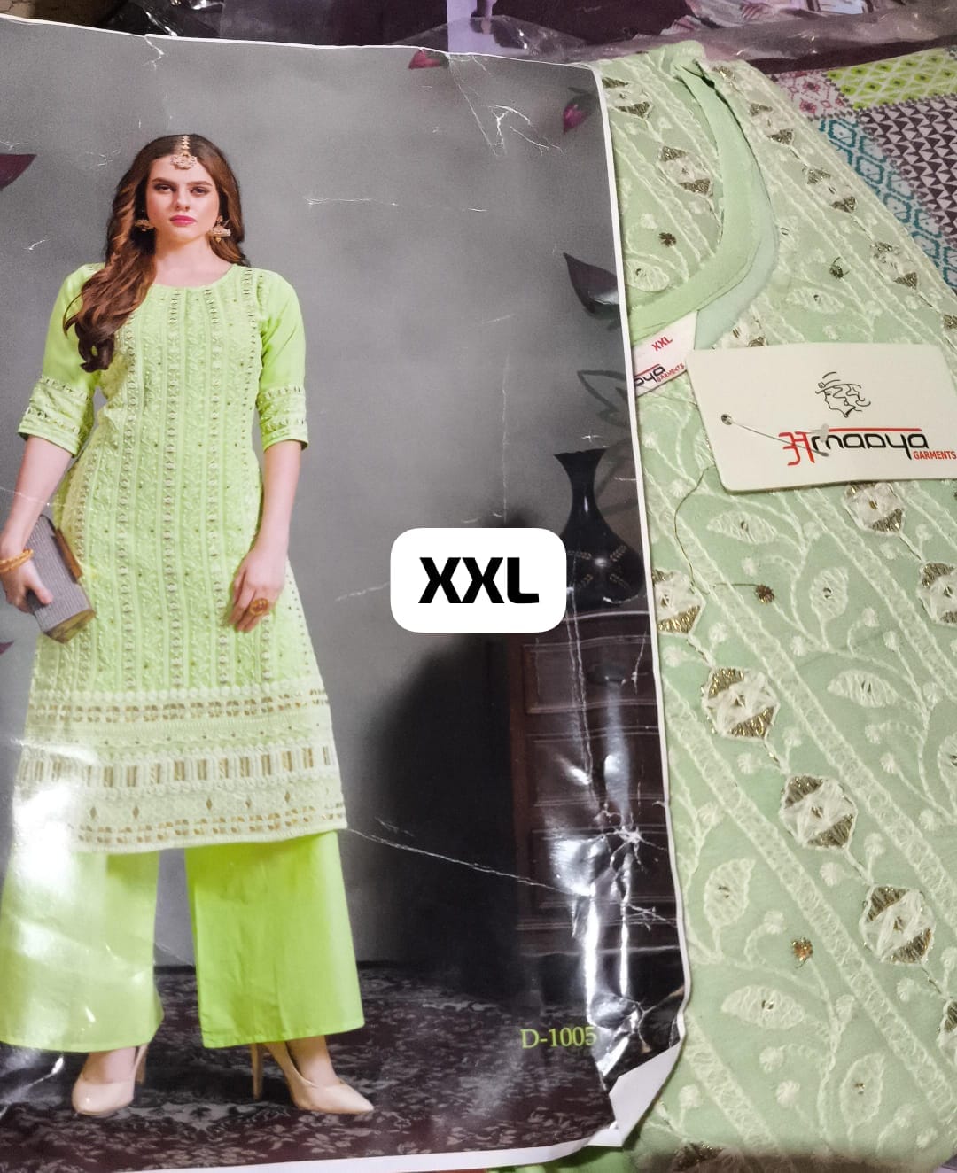 LUCKNOWI RAYON KURTI PANT