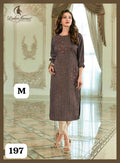 Fancy Rayon Kurti With Pan