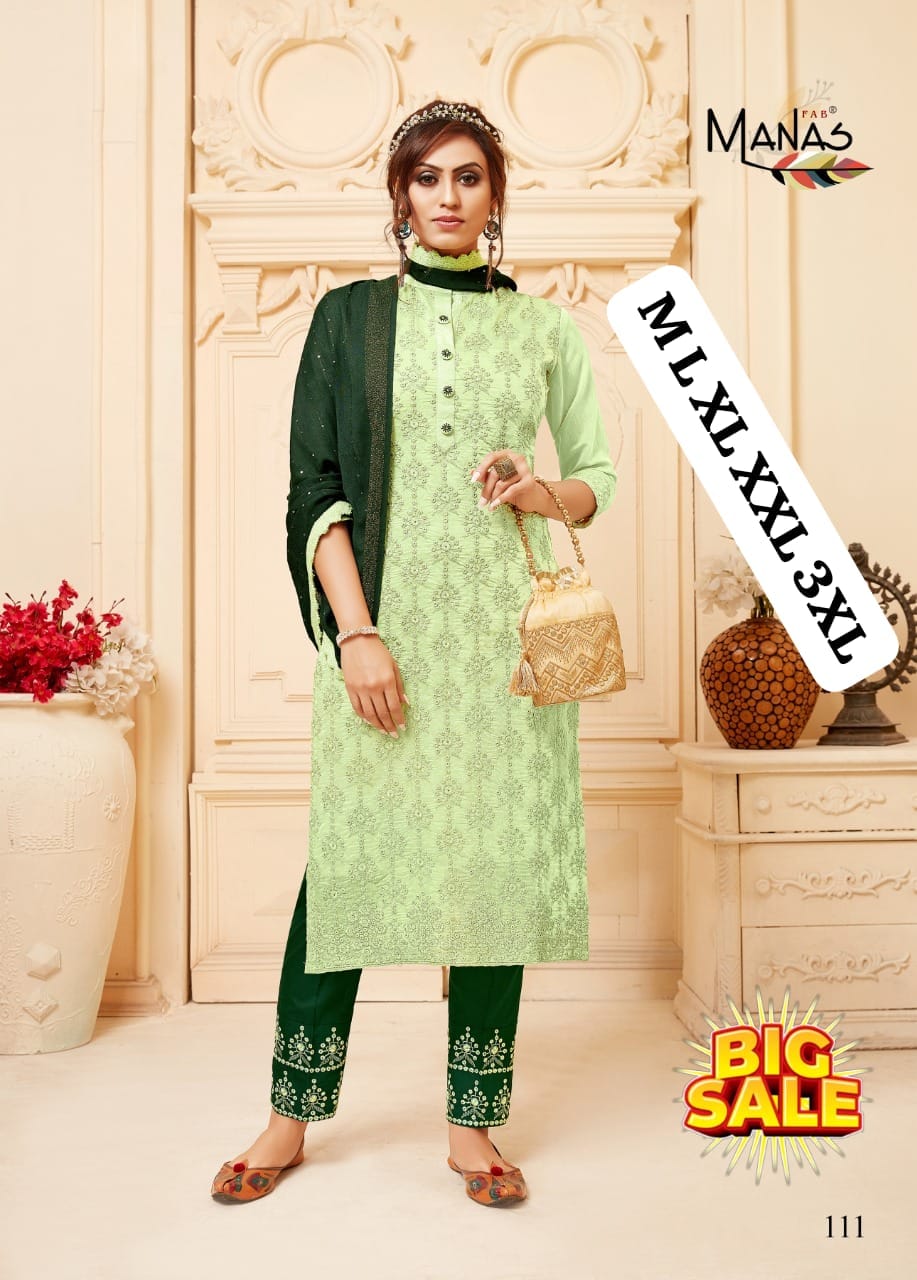 LUCKNOWI EMBRODIERD KURTI PANT DUPTTA SET