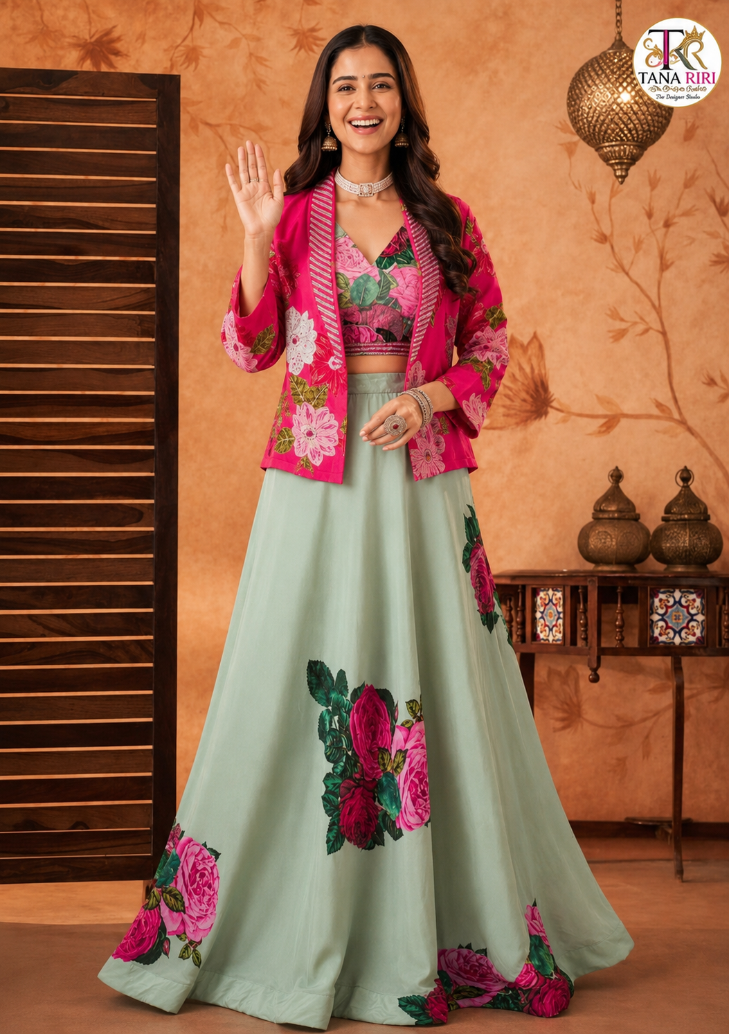 Gimmy Chu Floral Out fit for Preety Girl
