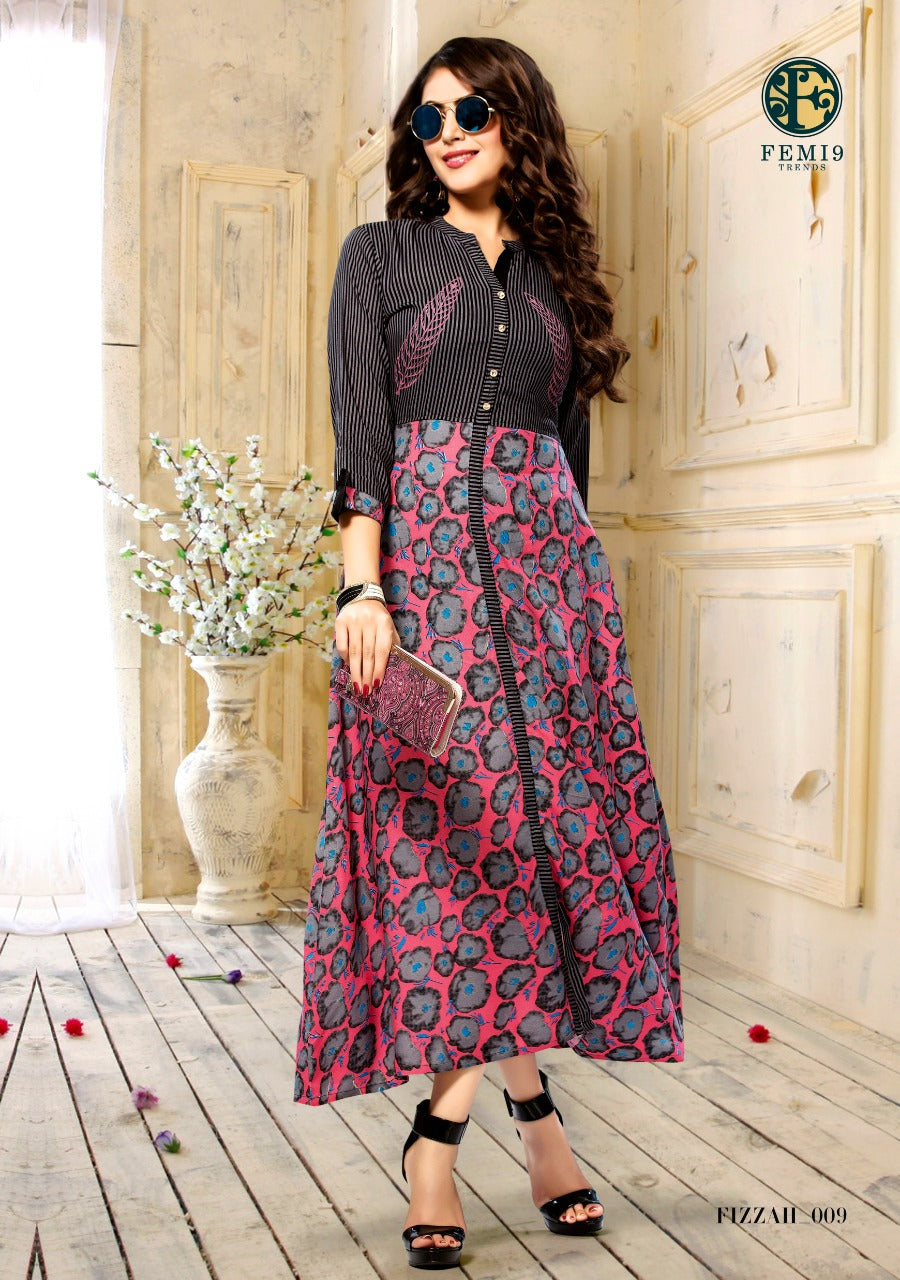 FEMI9 RAYON SHORT GOWN