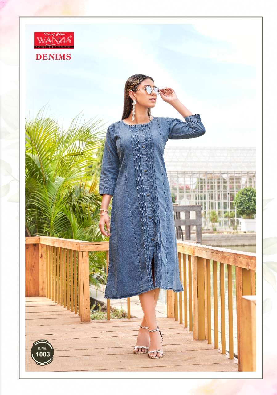 FANCY DENIM KURTI