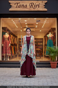 Rayon Printed Shurg With Gown