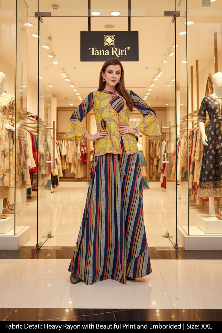 Rayon Readymade Long Kurti