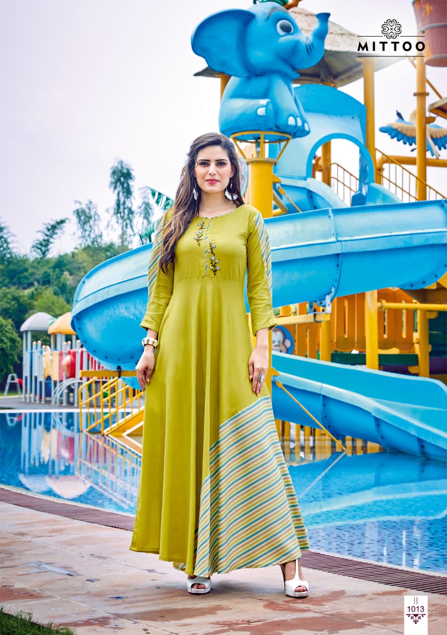 Mittoo Rayon Embroderied Product