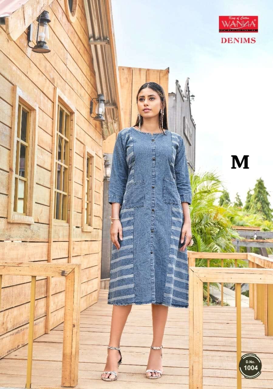 FANCY DENIM KURTI