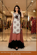 Party Wear Rayon Embroidered Gown