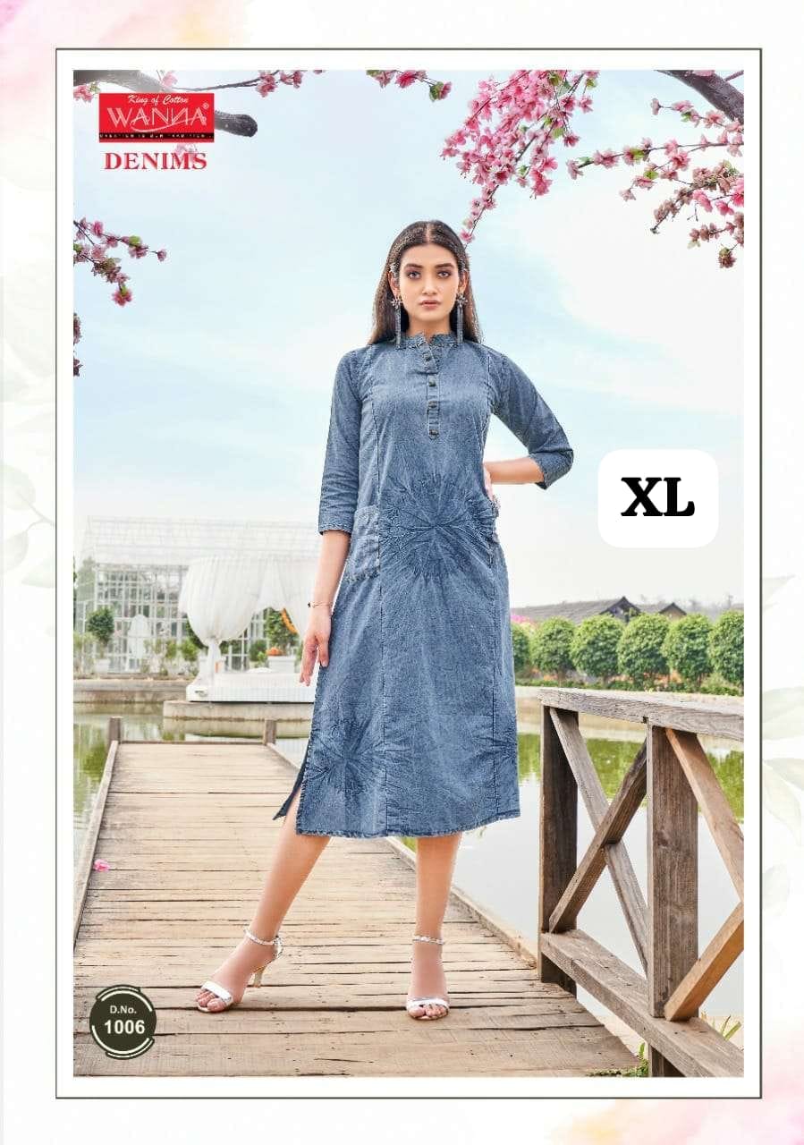 FANCY DENIM KURTI