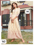 Premium Rayon Printed Full-Length Gown