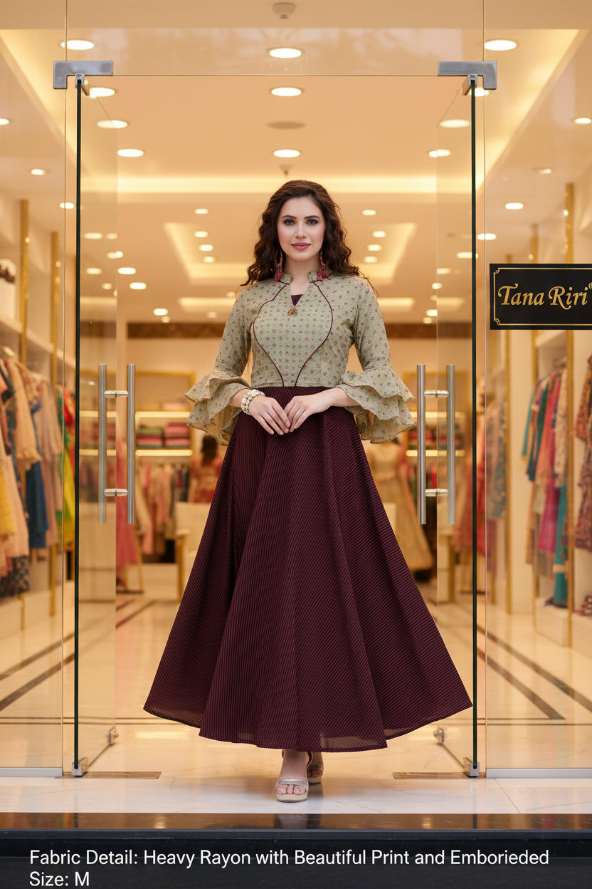 EMBRODRIED TOP SKIRT