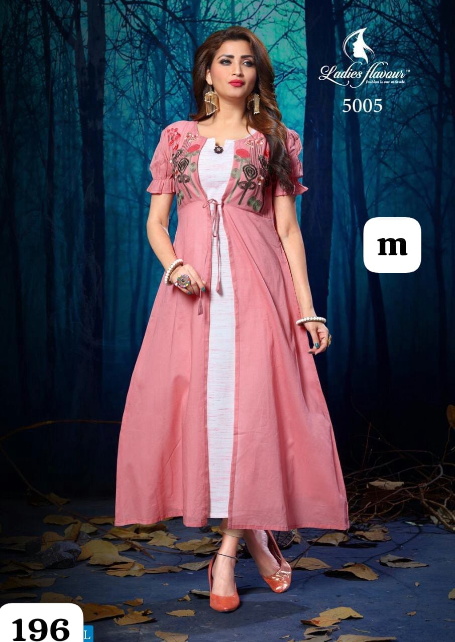 Designer Partywear Jacket Style Kurti