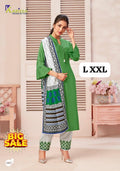 Women's Embroidered Straight Kurti with Pant and Dupatta Set