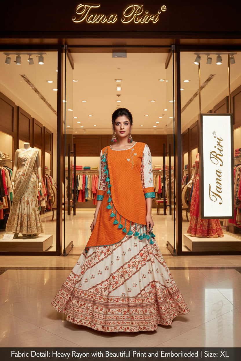 Party Wear Rayon Embroidered Gown